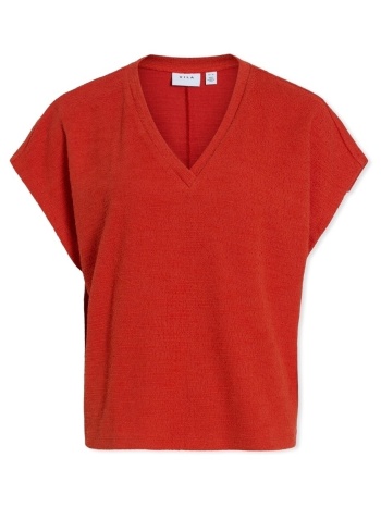 μπλούζα vila top amy - aurora red |