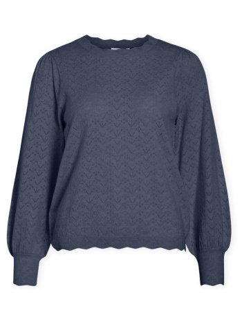 πουλόβερ vila emi knit - vintage indigo |