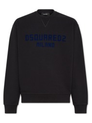 φούτερ dsquared just right logo crew neck sweatshirt men |