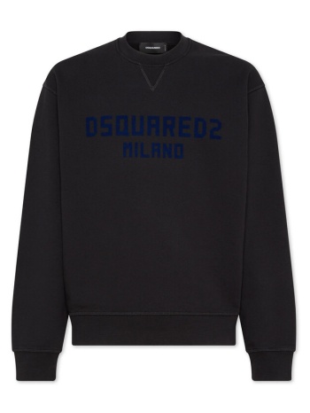 φούτερ dsquared just right logo crew neck sweatshirt men |