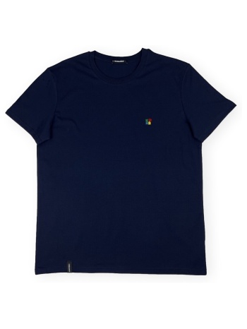 t-shirts & polos organic monkey t-shirt puzzlematic - navy |