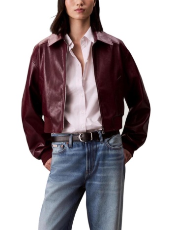 σακάκια calvin klein jeans a-cropped crinkle fa lv047c518g | σε προσφορά