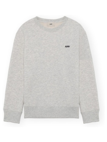 φούτερ autry embroidered logo crewneck sweatshirt - grey σε προσφορά