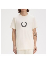 t-shirts & polos fred perry textured laurel wreath t-sh |