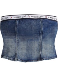 μπλούζα tommy hilfiger tommy girl denim tub dw0dw21221 |