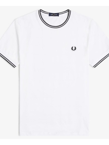 t-shirt με κοντά μανίκια fred perry twin tipped t-shirt | σε προσφορά