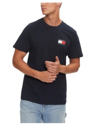 t-shirt με κοντά μανίκια tommy hilfiger tommy jeans essential flag t-shirt men |