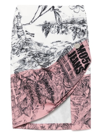 κοντές φούστες moschino mini skirt women jeans |