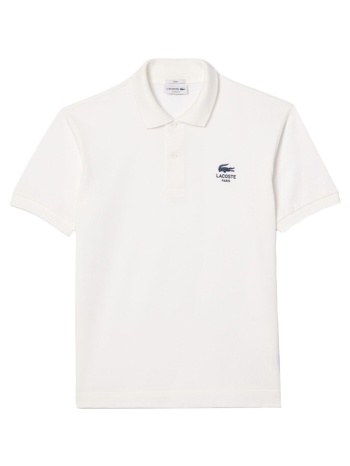 t-shirt με κοντά μανίκια lacoste signature print polo