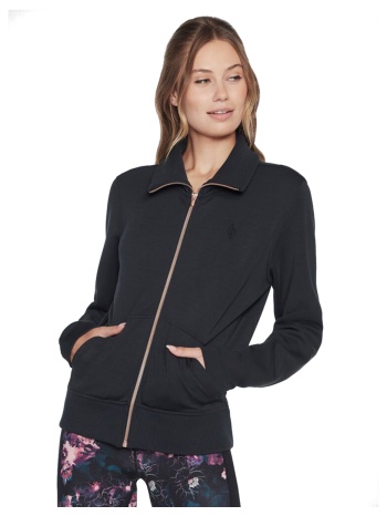 ζακέτα skechers hoodless hoodie skechcloud jacket |