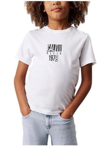 t-shirt με κοντά μανίκια calvin klein jeans ib0ib02456yaf | σε προσφορά