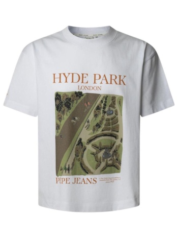 t-shirt με κοντά μανίκια pepe jeans pm509778 800 | σε προσφορά