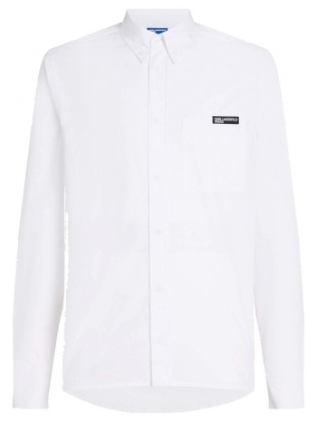 πουκάμισα karl lagerfeld klj poplin shirt | σε προσφορά