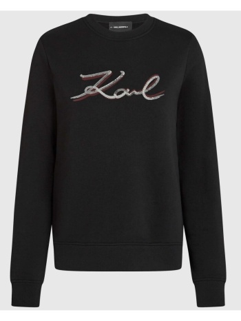 φούτερ karl lagerfeld signature sequins sweatshi | σε προσφορά