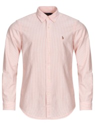 πουκάμισο με μακριά μανίκια polo ralph lauren chemise coupe droite en oxford