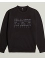 φούτερ g-star raw text graphic r sw |