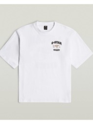 t-shirt με κοντά μανίκια g-star raw running dog back gr r t |