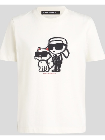 t-shirt με κοντά μανίκια karl lagerfeld ikon sketch duo σε προσφορά