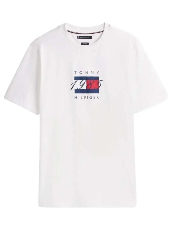 t-shirt με κοντά μανίκια tommy hilfiger linear flag graphic σε προσφορά