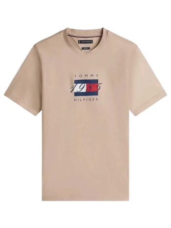 t-shirt με κοντά μανίκια tommy hilfiger linear flag graphic σε προσφορά