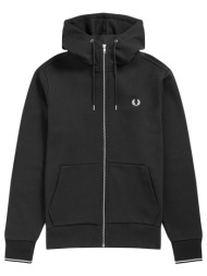φούτερ fred perry fp hooded zip through sweatshirt |