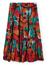 κοντές φούστες compania fantastica compañia fantástica skirt 11013 - flowers 10 |