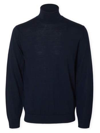 πουλόβερ selected noos tray roll neck knit- navy blazer | σε προσφορά