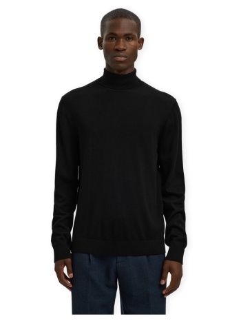 πουλόβερ selected noos tray roll neck knit - black | σε προσφορά