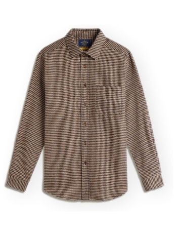 πουκάμισο με μακριά μανίκια portuguese flannel abstract