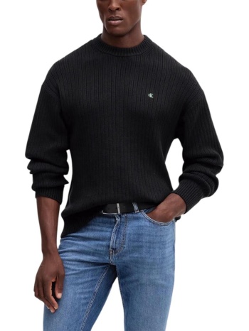 πουλόβερ calvin klein jeans ls vertical texture lv04rd314g | σε προσφορά