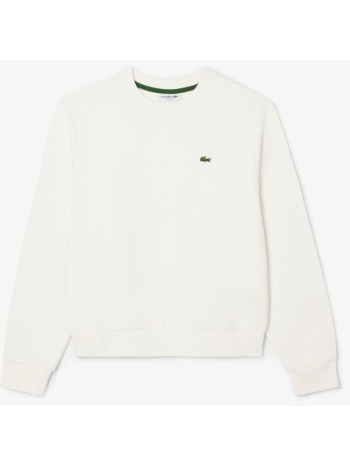 φούτερ lacoste relaxed fit fleece crew neck | σε προσφορά
