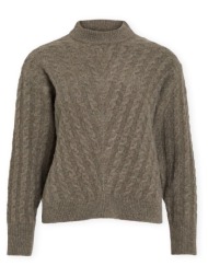 πουλόβερ vila relli highneck knit - falcon |