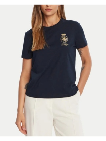 t-shirt με κοντά μανίκια tommy hilfiger gold crest reg ss σε προσφορά