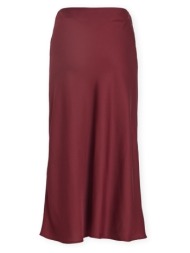 κοντές φούστες vila noos elette skirt - cabernet |