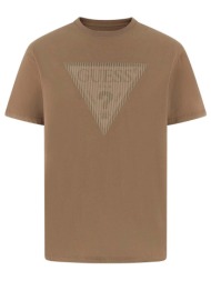 t-shirt με κοντά μανίκια guess cn ss triangle logo tee |