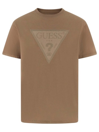 t-shirt με κοντά μανίκια guess cn ss triangle logo tee |