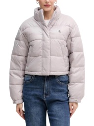 χοντρό μπουφάν calvin klein jeans shine crop puffer ja lv047d504g |