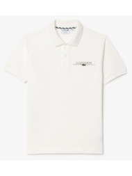 t-shirts & polos lacoste short sleeved ribbed collar |