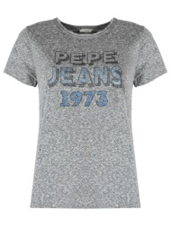 t-shirt με κοντά μανίκια pepe jeans pl504817 | bibiana |