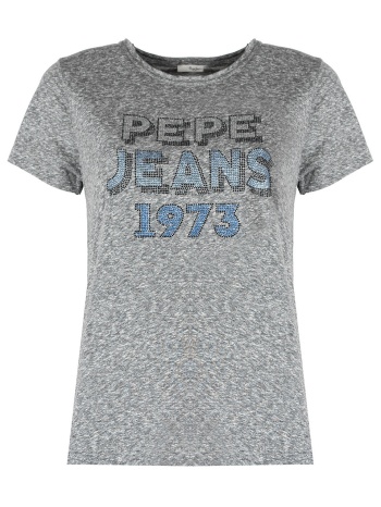 t-shirt με κοντά μανίκια pepe jeans pl504817 | bibiana |
