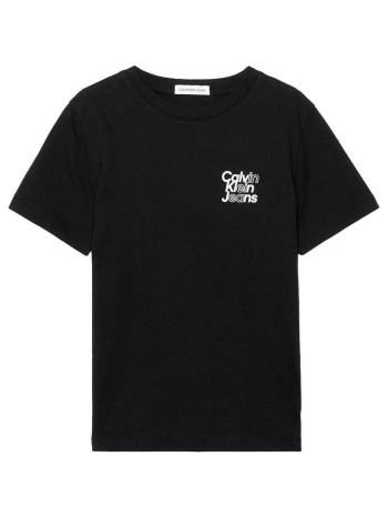 t-shirt με κοντά μανίκια calvin klein jeans ib0ib02037 beh | σε προσφορά