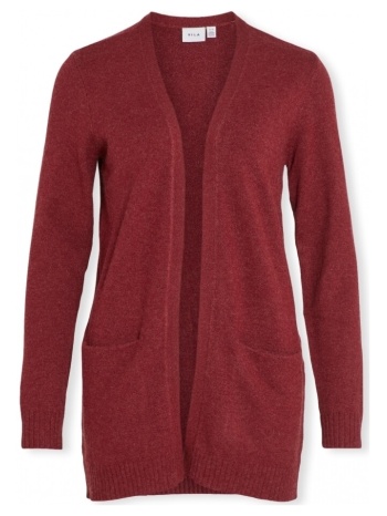 παλτό vila noos ril cardigan - cabernet |