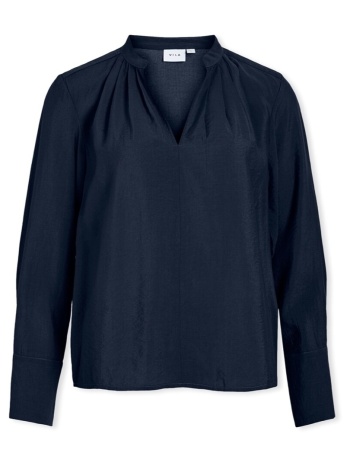 μπλούζα vila top milla l/s - navy blazer |