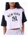 t-shirts & polos new-era mlb lifestyle crop tee neyyan |