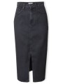 κοντές φούστες only noos bianca midi skirt - washed black |