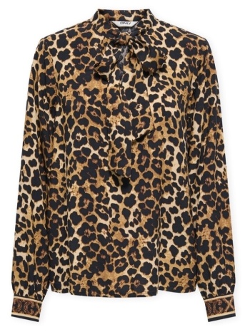 μπλούζα only veda border shirt - nomad |