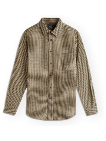 πουκάμισο με μακριά μανίκια portuguese flannel abstract