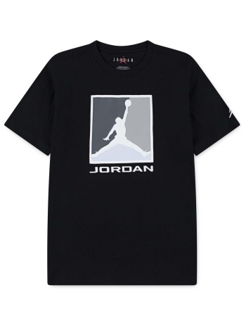 t-shirt με κοντά μανίκια nike jdb m j flt ess bl 3.0 ss tee