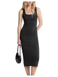 μακριά φορέματα michael michael kors metallic mk sq nk drs |