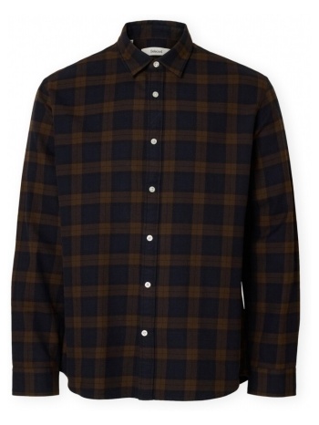 πουκάμισο με μακριά μανίκια selected noos regnoah shirt 